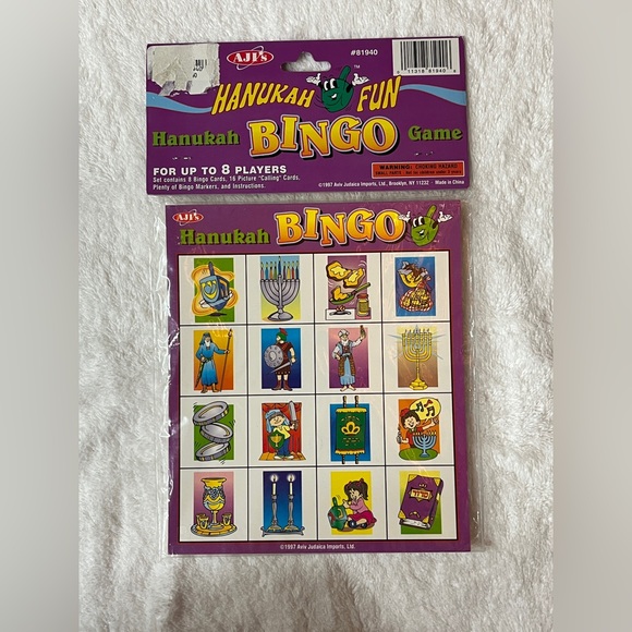 New! Assorted Chanukah Lot - puzzles, stickers, games, arts & crafts, bingo - Picture 9 of 10